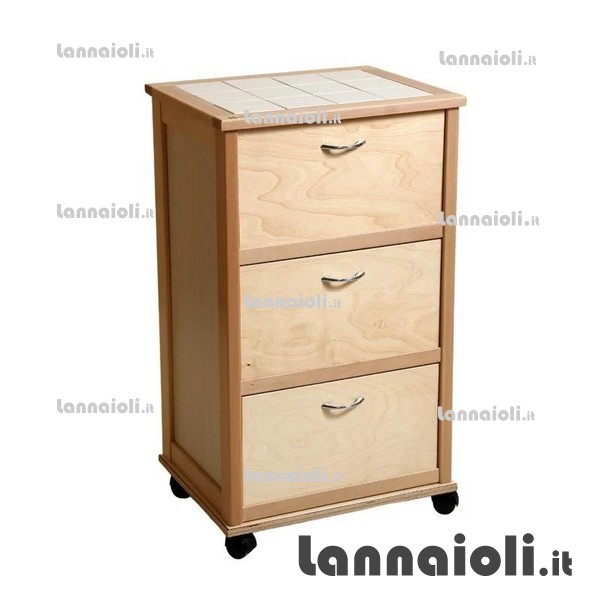 CARRELLO LEGNO C-MATT. 3 ANTE 